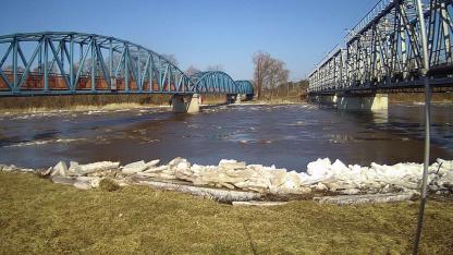Attēls rakstam: Upēs Latvijas austrumu un centrālajos rajonos ir krasas ūdens līmeņa svārstības