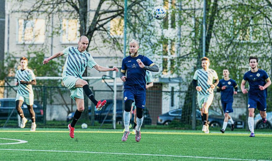 Upesciema futbolisti iesit septiņus vārtus Rīgas čempionāta spēlē