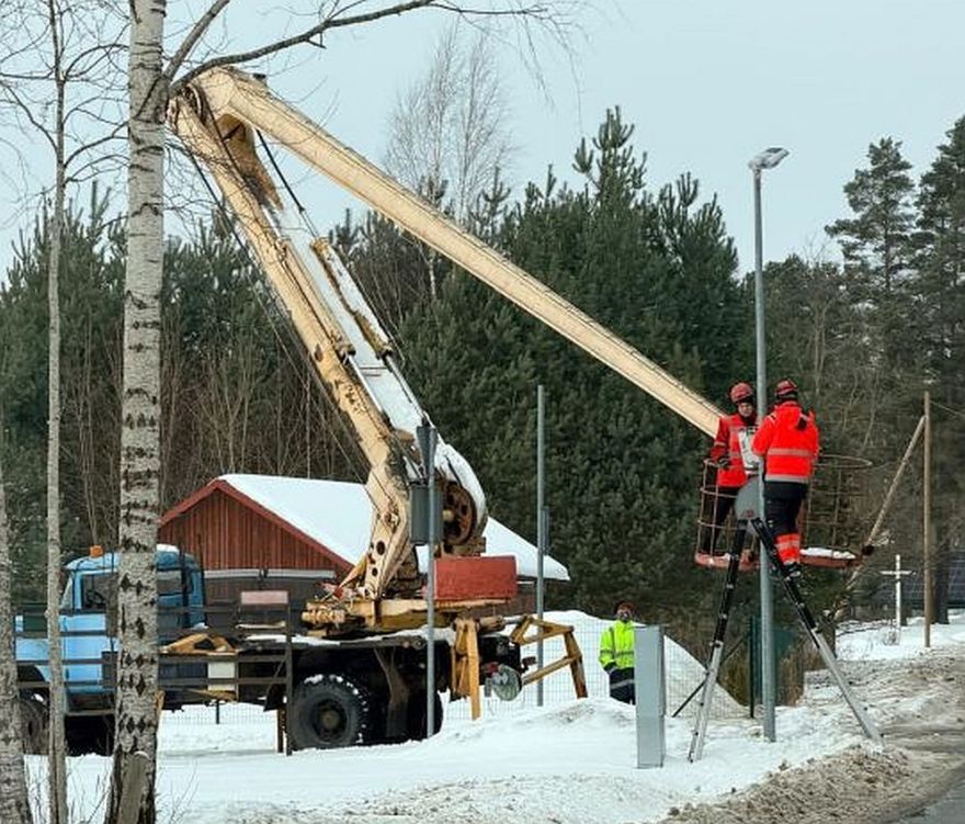 Uz autoceļa "Granīta iela – Oglītes" Salaspils novadā uzstādīta kamera ceļu satiksmes uzraudzībai
