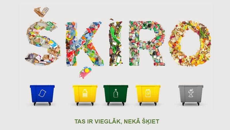 VARAM veido vienotu tīmekļvietu ar informāciju par atkritumu dalītas vākšanas iespējām Latvijā