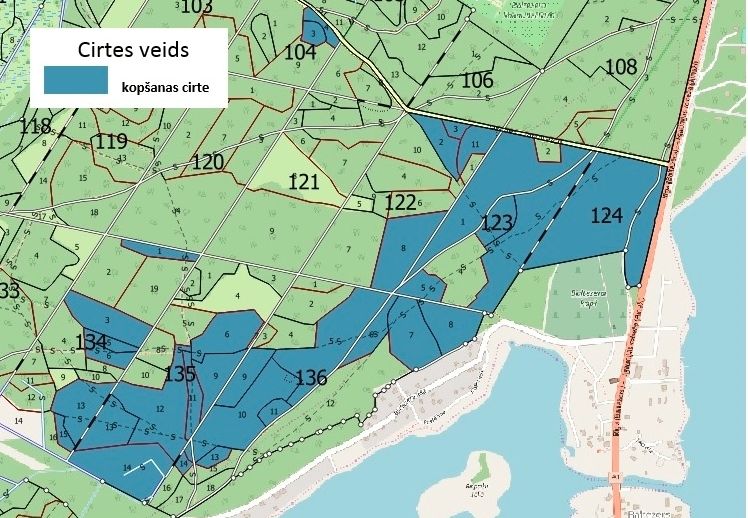 Veiks plašus meža izstrādes darbus Ādažu novadā pie Baltezera ciema
