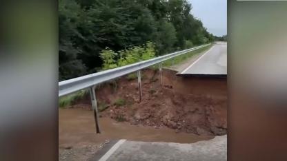 Attēls rakstam: VIDEO: Dabas stihija ir stipra! Satraucoši kadri no plūdu skartā Talsu novada