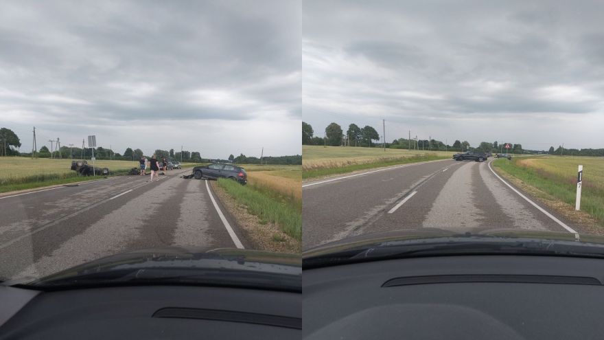 VIDEO: "Motors uz ceļa mētājas” – aculieciniece dalās redzētajā pēc avārijas Sējas pagastā