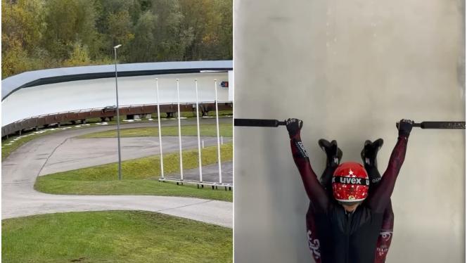 Attēls rakstam: VIDEO: Siguldas trasē ledus sezona ir atklāta. Jā, tur patiešām jau ir ledus!
