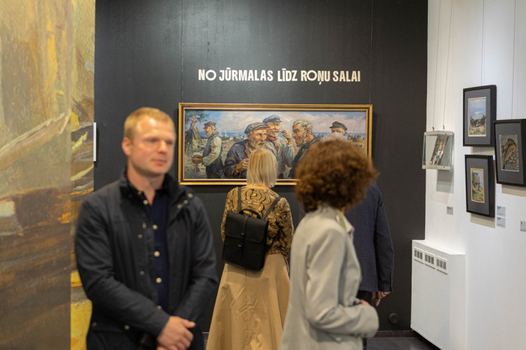 Foto: Bulduru Izstāžu namā apskatāma gleznotājam Voldemāram Caunem veltīta izstāde