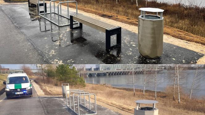 Attēls rakstam: Zirņu salā Salaspils novadā nozagti nesen uzstādītie soliņi