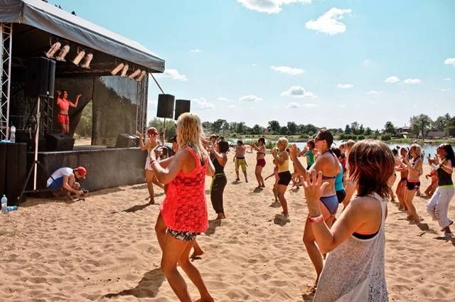 Zumba Fitness pludmales maratons Ādažos